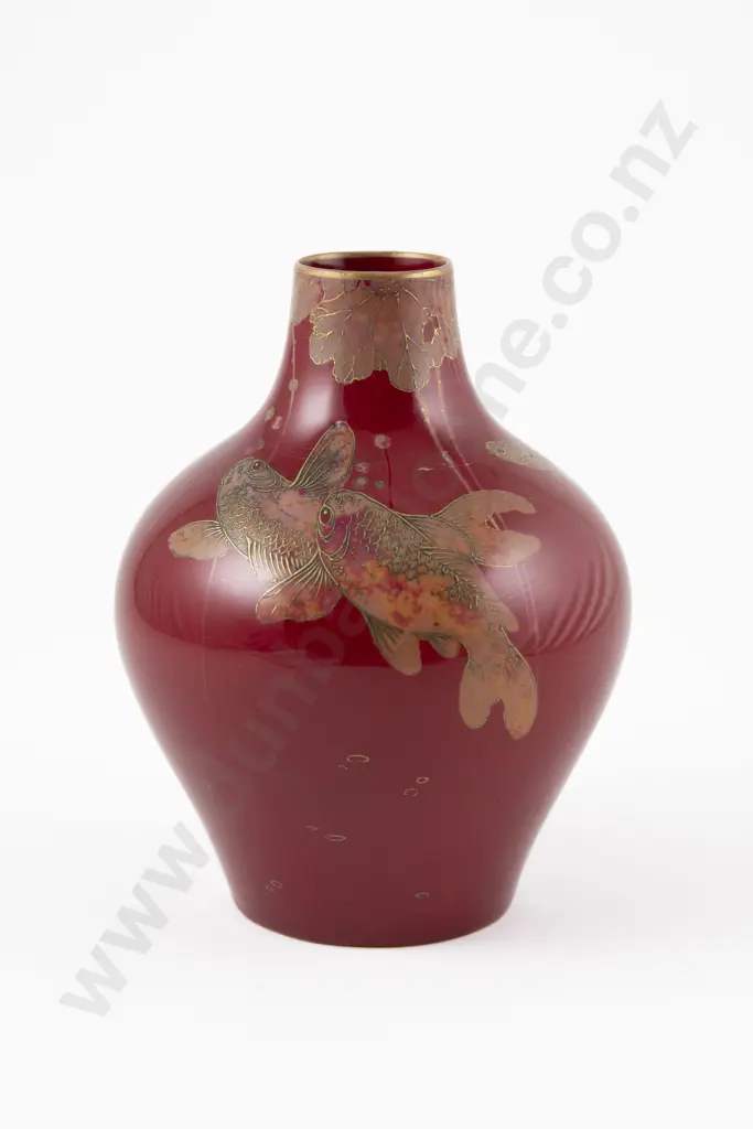 Royal Doulton Flambe Vase Image 1++