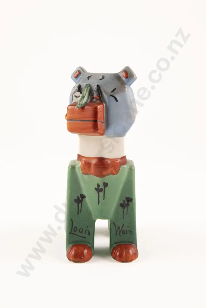 Louis Wain "The Lucky Haw Haw" Ceramic Cat Figure Image 1++