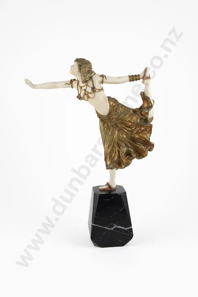 Claire Jeanne Roberte Colinet ( French 1880-1950) Egyptian Dancer Image 1++