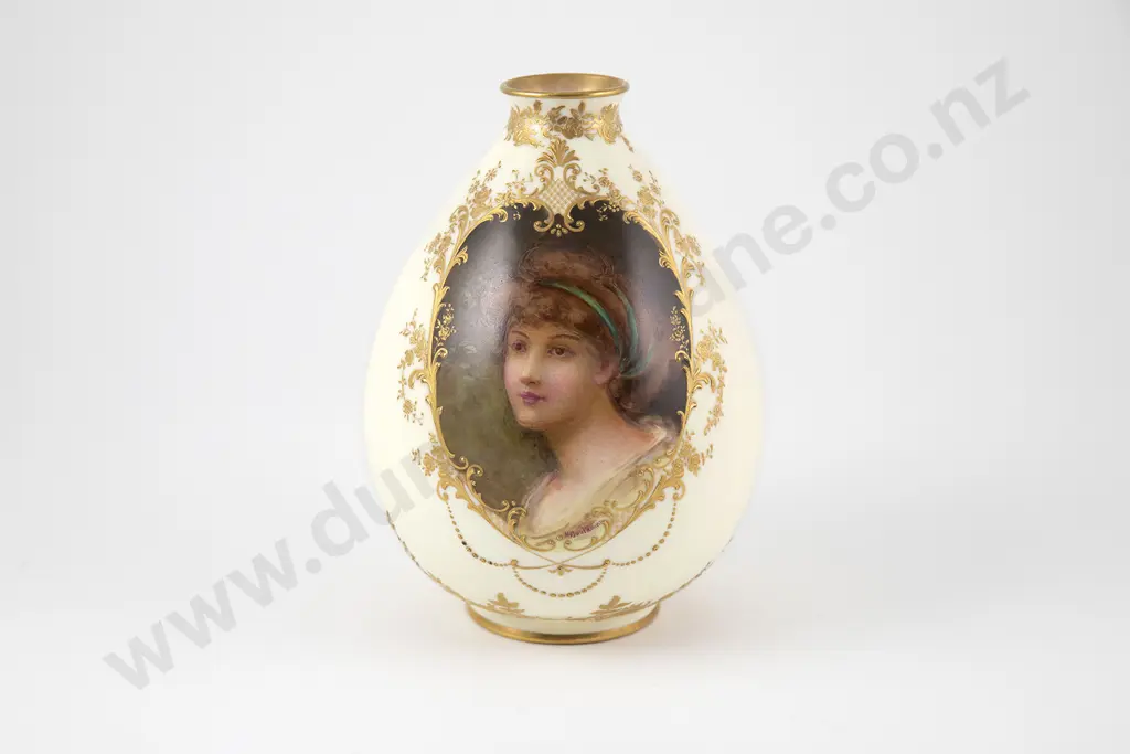 Royal Doulton Portrait Vase By Henri Boullemier Image 1++