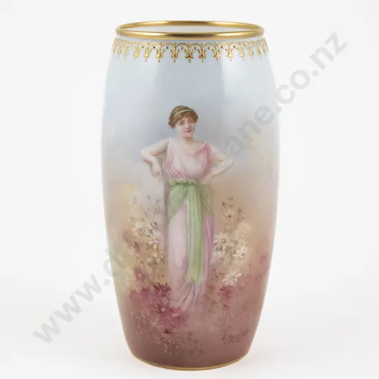 Royal Doulton Cylindrical Vase