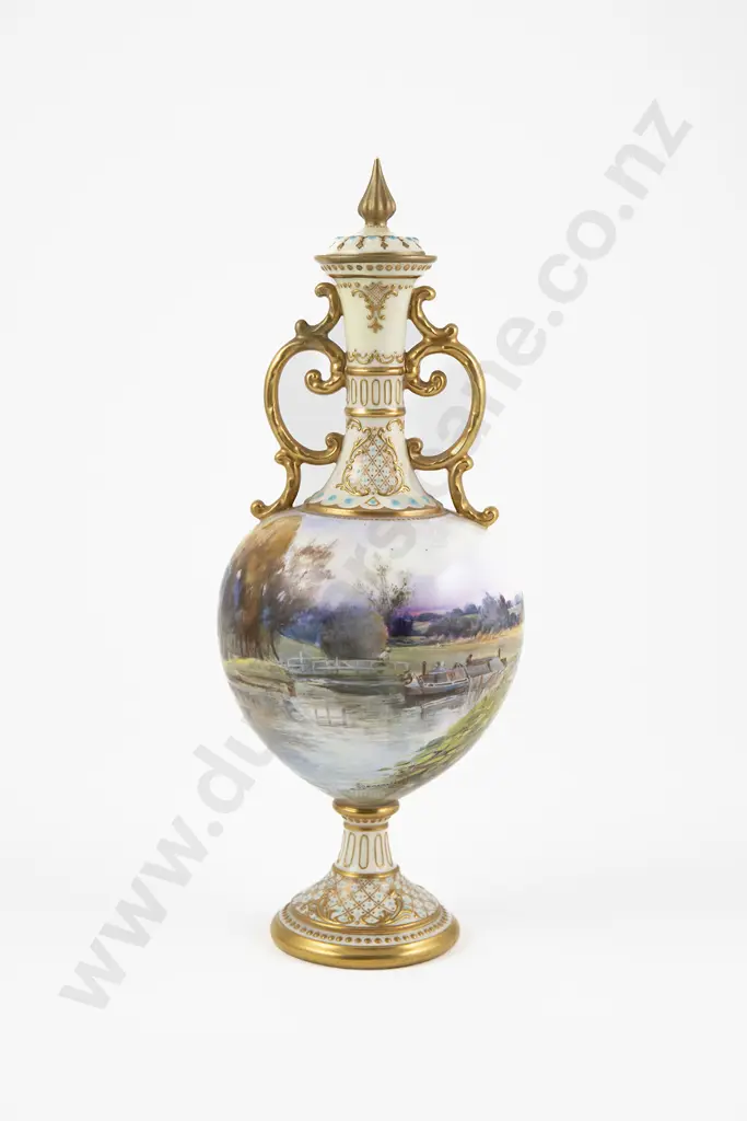 Royal Doulton Vase & Cover Image 1++