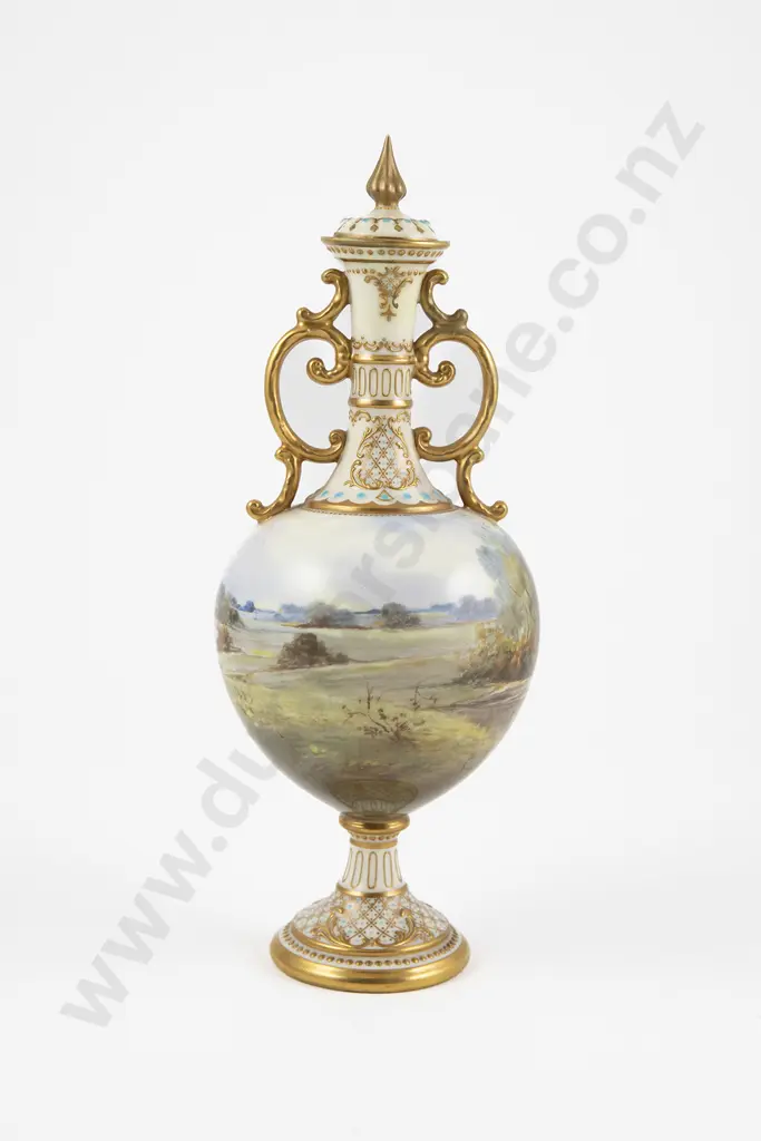 Royal Doulton Vase & Cover Image 1++