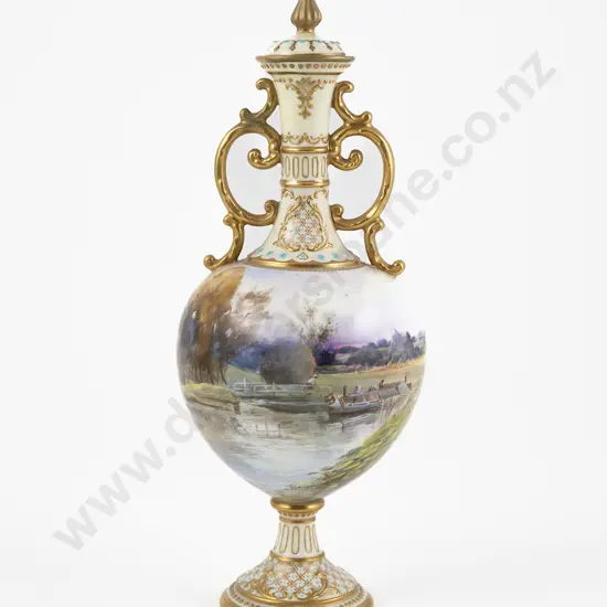Royal Doulton Vase & Cover