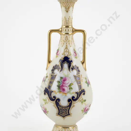 Royal Doulton Two Handled Lidded Specimen Vase
