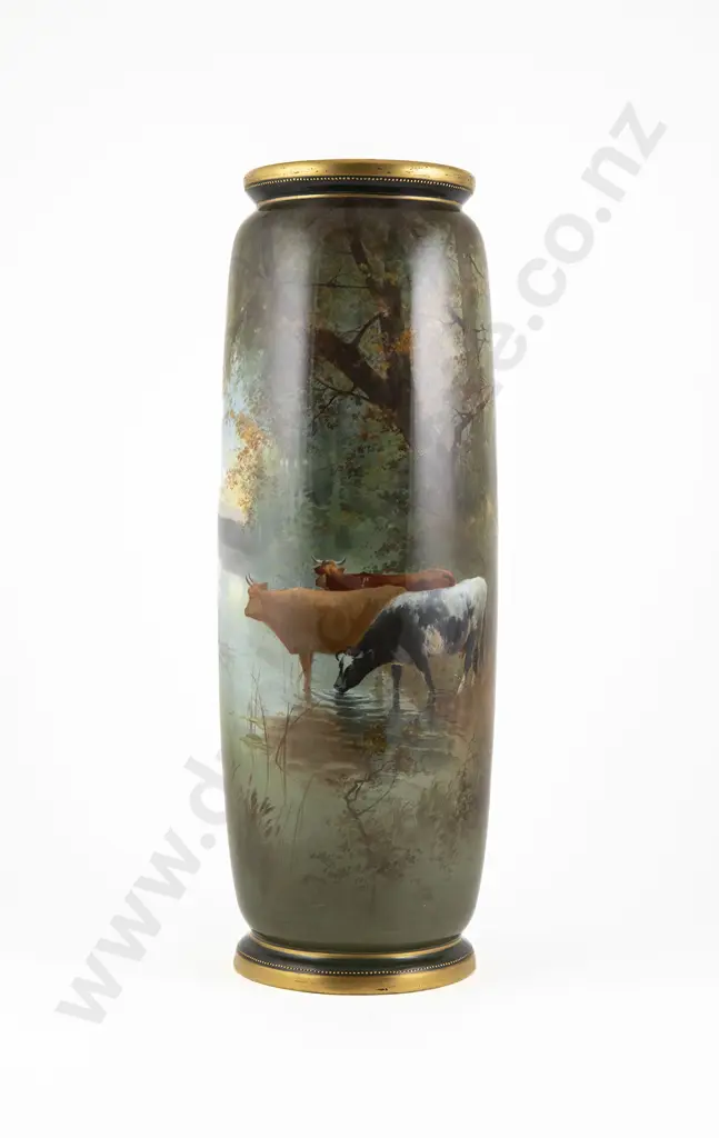 Royal Doulton Large Cylindrical Vase Image 1++