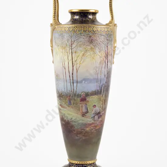 Royal Doulton Hand Painted Vase By Joseph Hancock