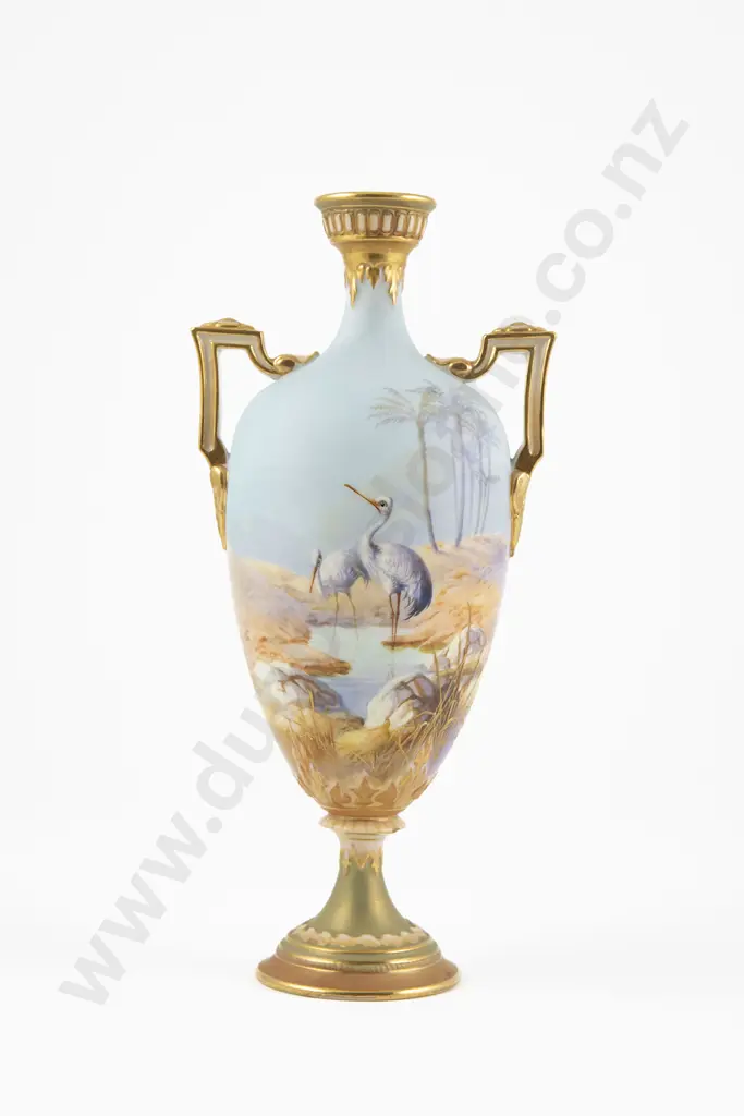 Royal Worcester Vase by William Powell Image 1++