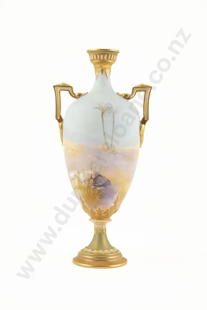 Royal Worcester Vase by William Powell Image 1++