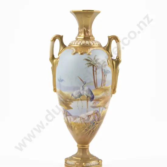 Royal Worcester Vase By William Powell