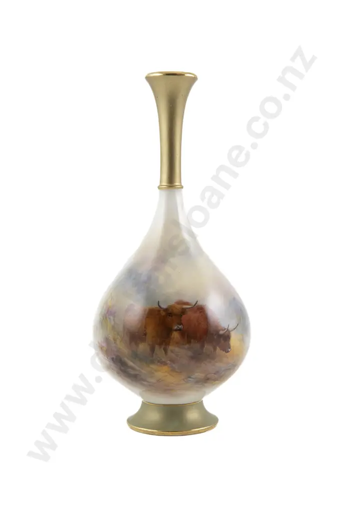 Royal Worcester Specimen Vase Image 1++