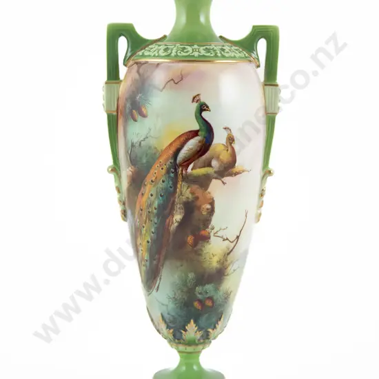 Royal Worcester Two Handled Vase