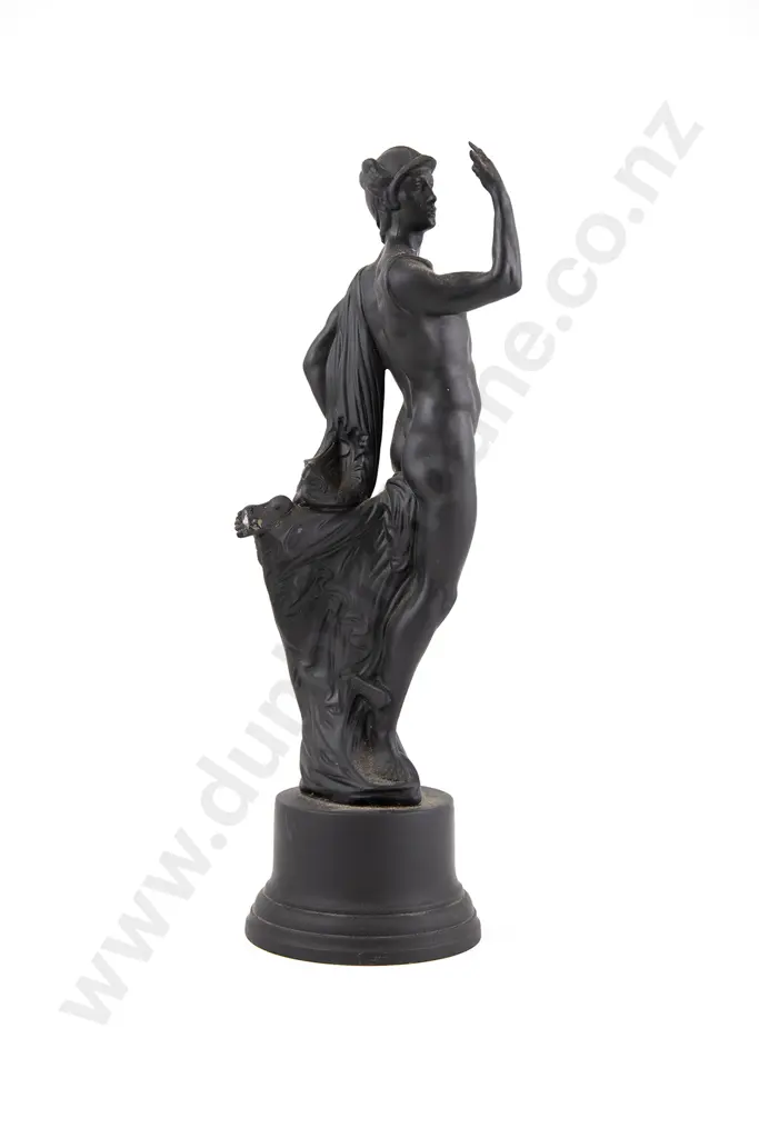Wedgwood Basalt Figure Of Mercury Image 1++