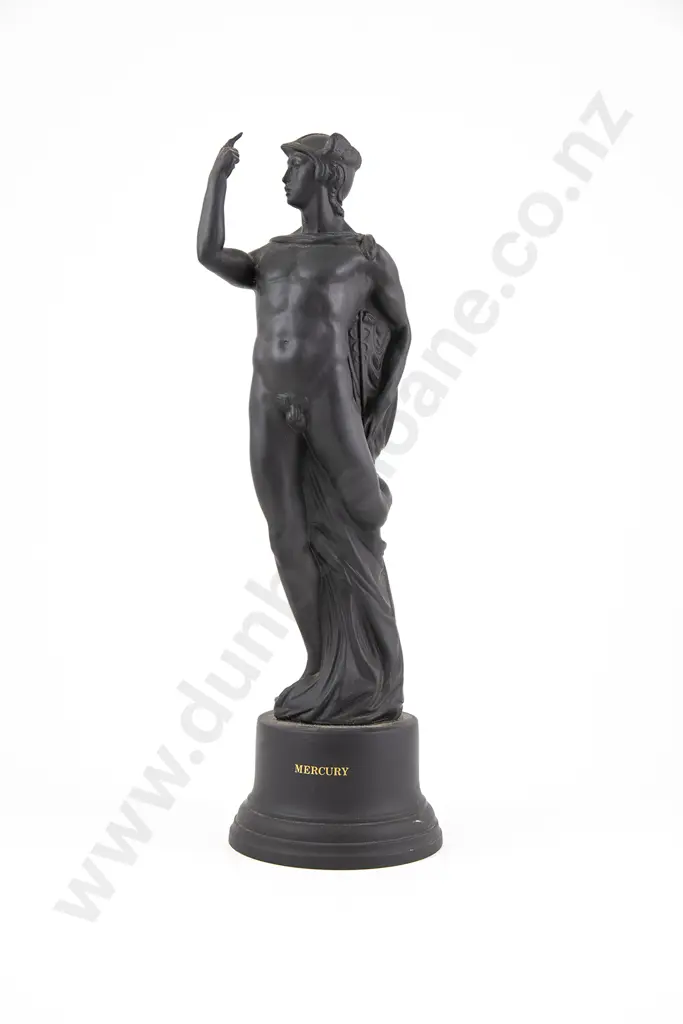 Wedgwood Basalt Figure Of Mercury Image 1++