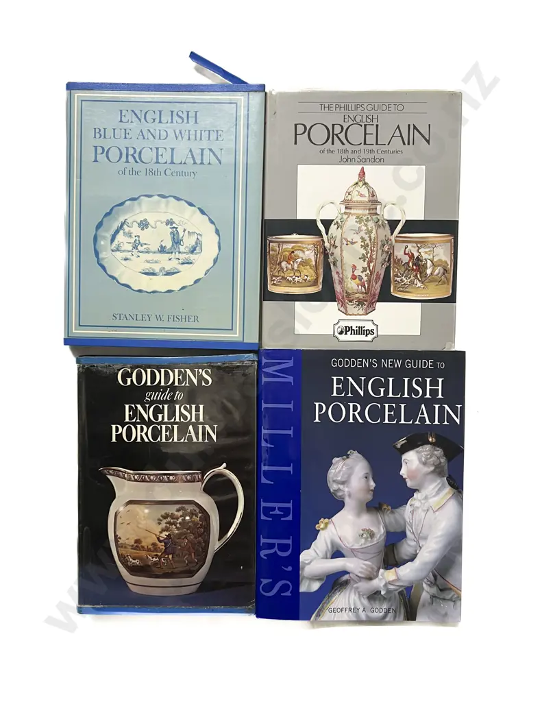 Four Assorted Porcelain Reference Volumes Image 1++