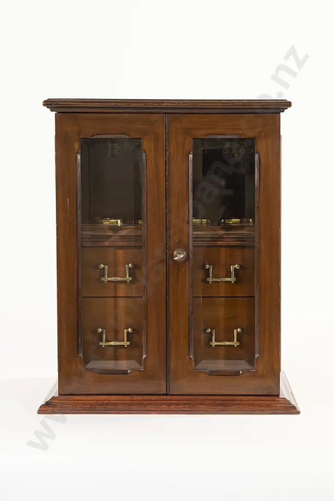 Late Vict Mahogany Smokers Cabinet Image 1++