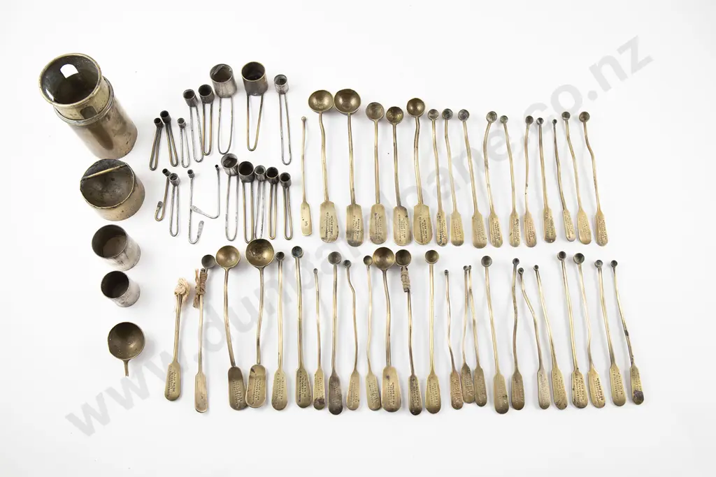 Collection of C19th Brass Seed Measures Image 1++