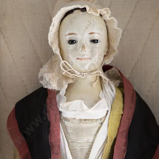 C18th 'Queen Anne' Wooden Doll