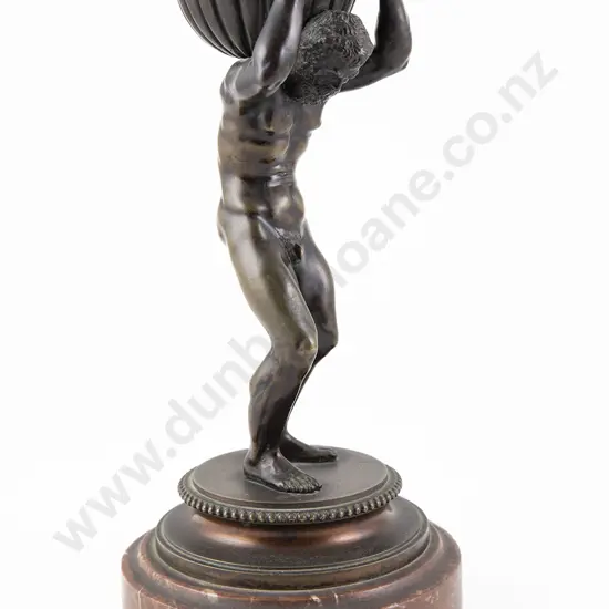 Bronze Figure Of Atlas