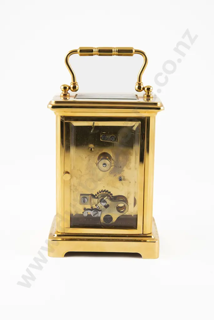 French Brass Cased Carriage Clock Image 1++