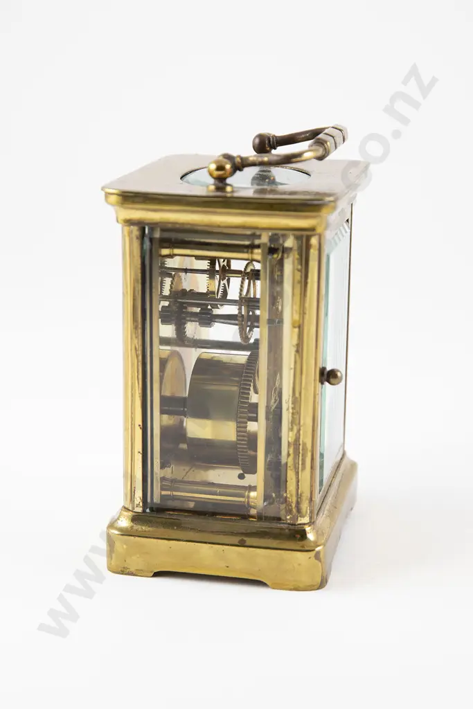 Small Brass Cased Carriage Clock Image 1++