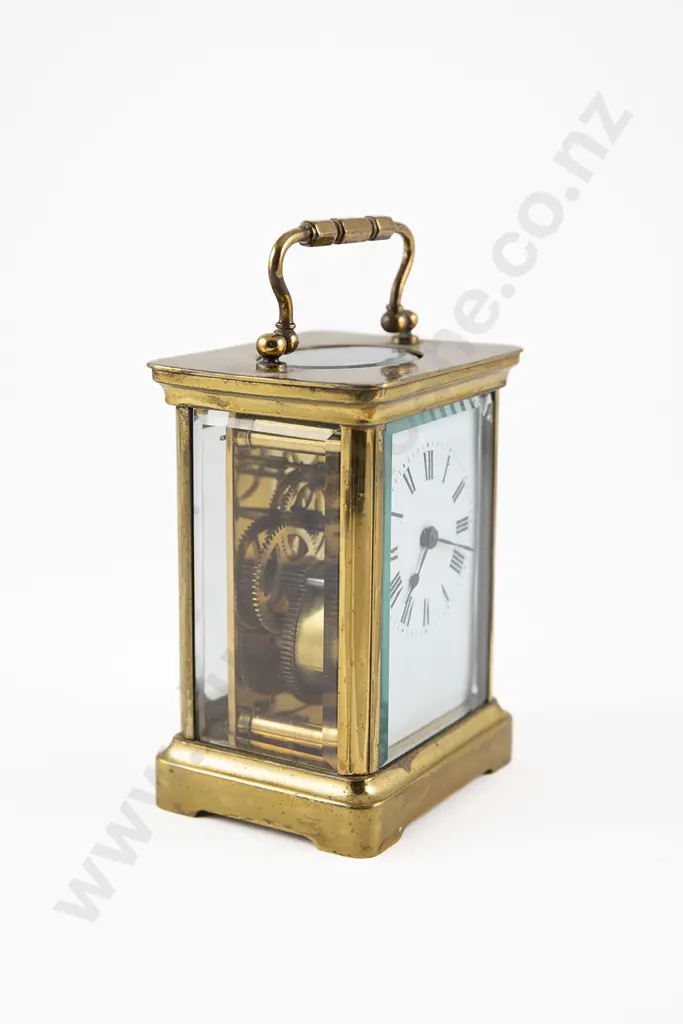 Small Brass Cased Carriage Clock Image 1++