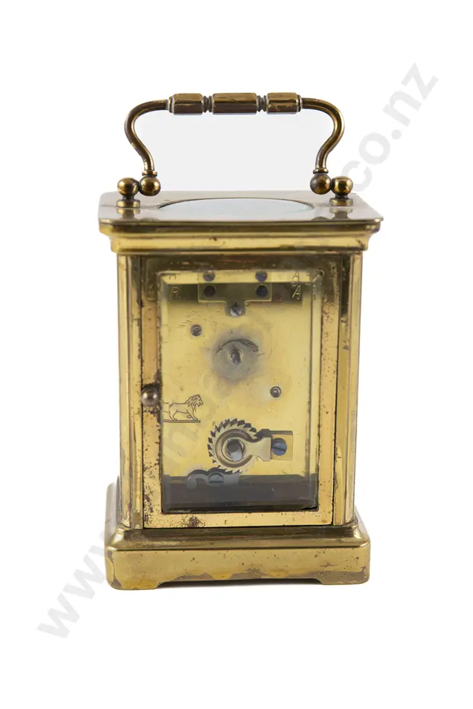 Small Brass Cased Carriage Clock Image 1++