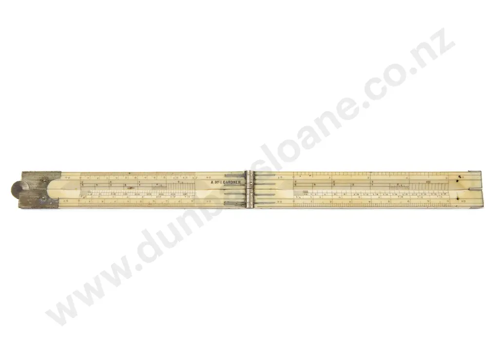 Vict Ivory & Nickel 2' Folding Rule By E Preston & Sons Image 1++