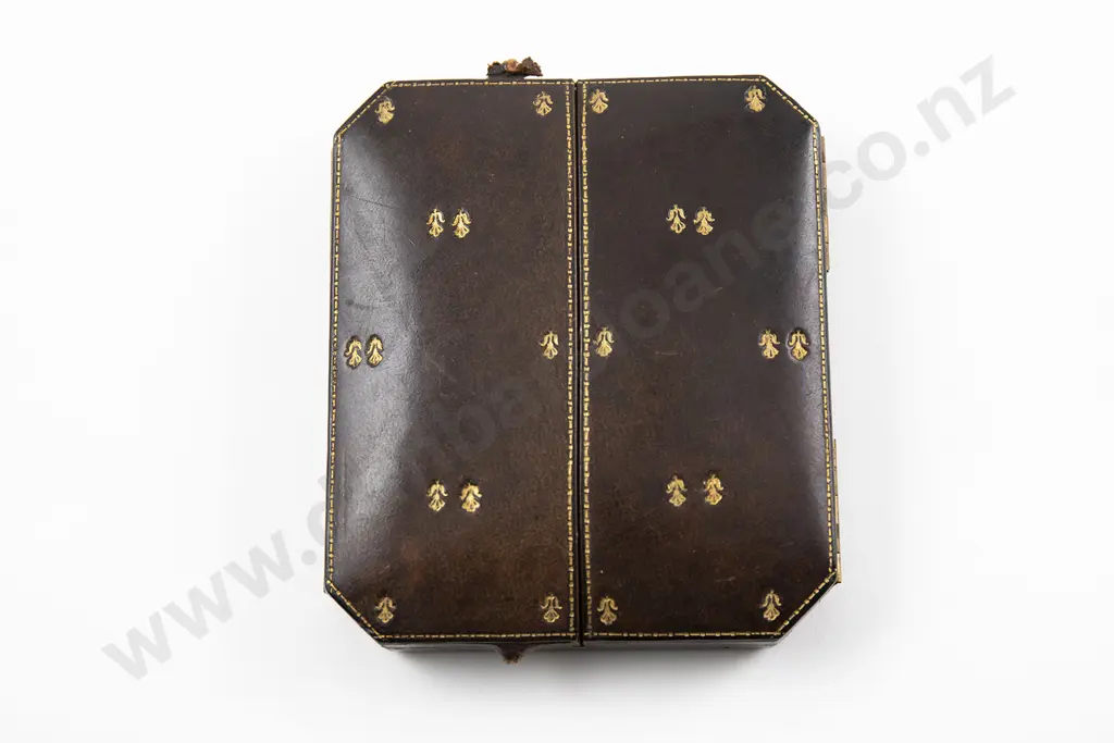 Leather Cased Portrait Miniature Portrait Of A Judge Image 1++