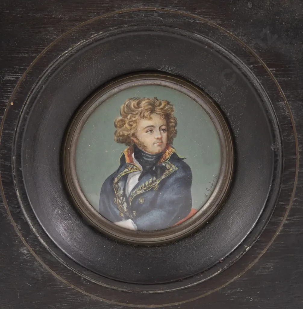 Pair Of C19th Portrait Miniatures Image 1++