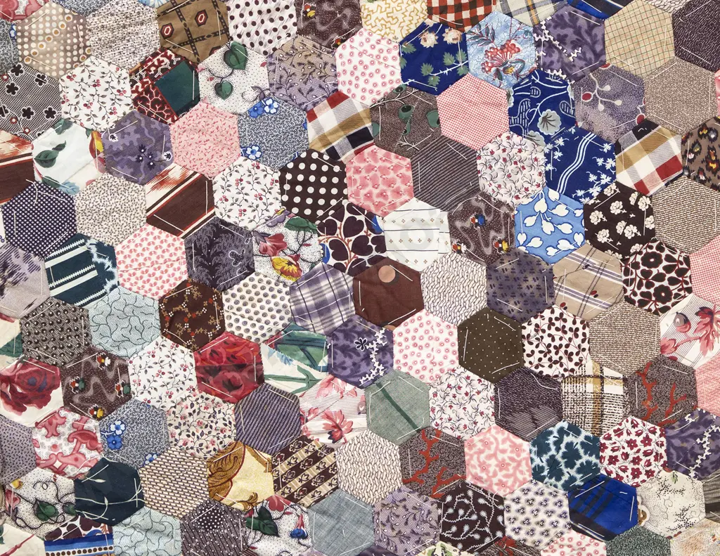 Late C19th/Early C20th Printed Cotton Quilt Image 1++