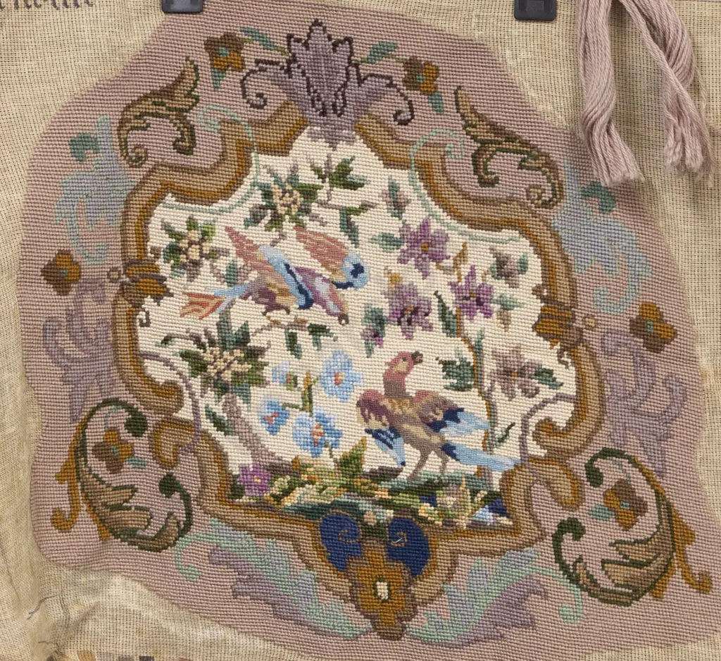 Mid C20th Five Tapestry Chair Seat Upholstery Covers Image 1++