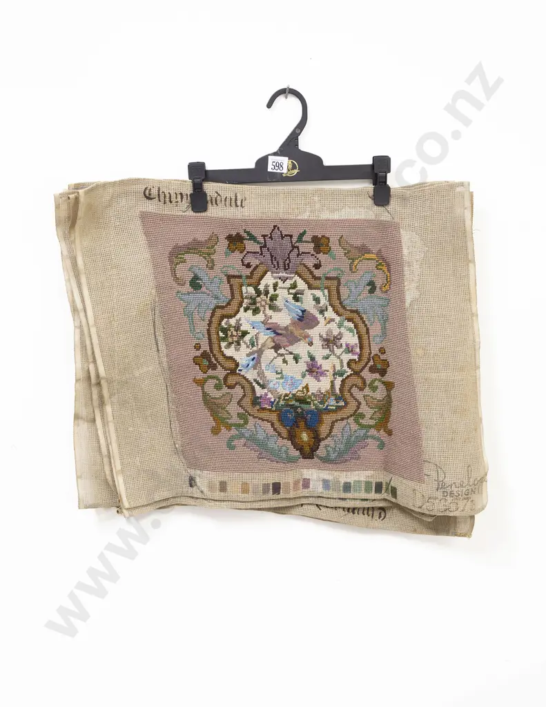 Mid C20th Five Tapestry Chair Seat Upholstery Covers Image 1++