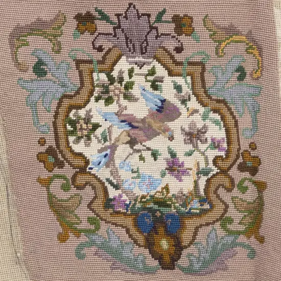 Mid C20th Five Tapestry Chair Seat Upholstery Covers