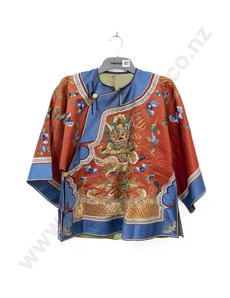 Antique Chinese Mandarin Short Jacket Image 1++