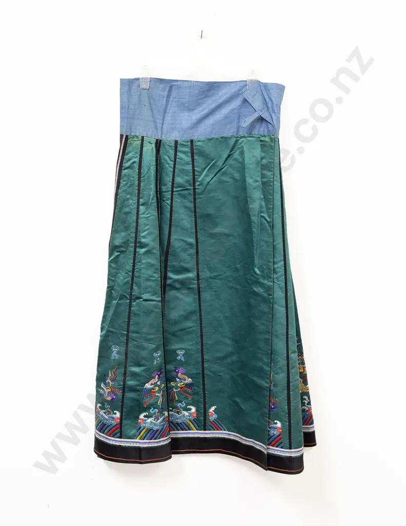 Antique Chinese Mandarin Skirt Image 1++