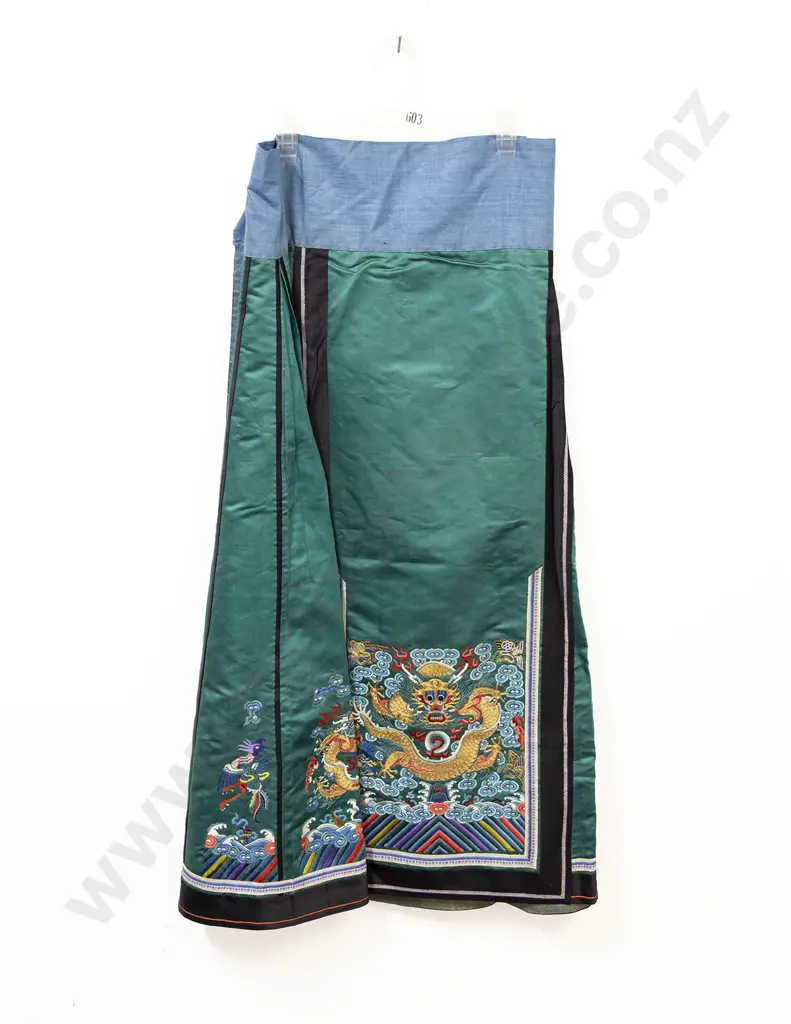 Antique Chinese Mandarin Skirt Image 1++