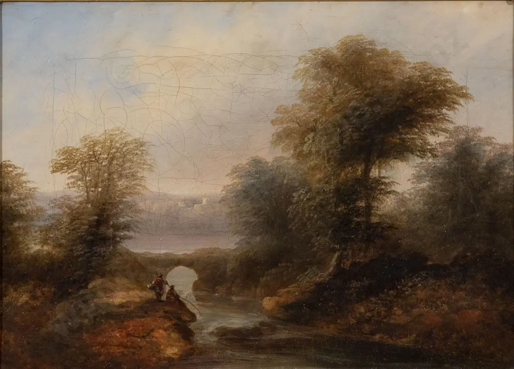 C19th English School Landscape in the Constable Manner Image 1++