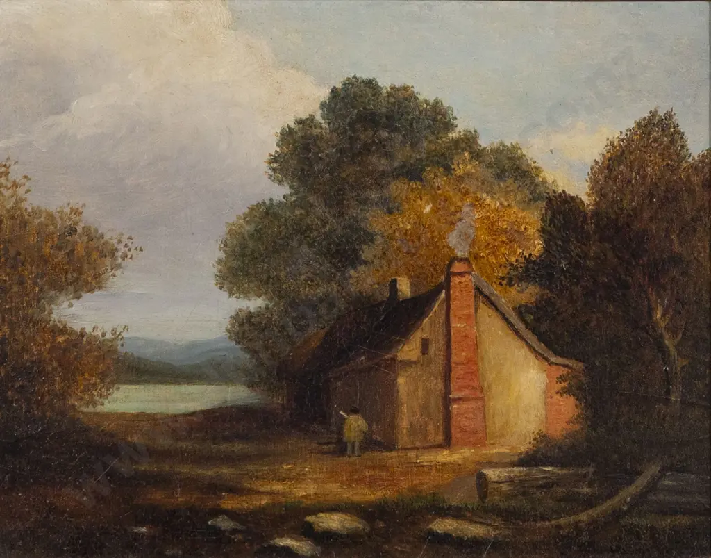 C19th English School Cottage Landscape Image 1++