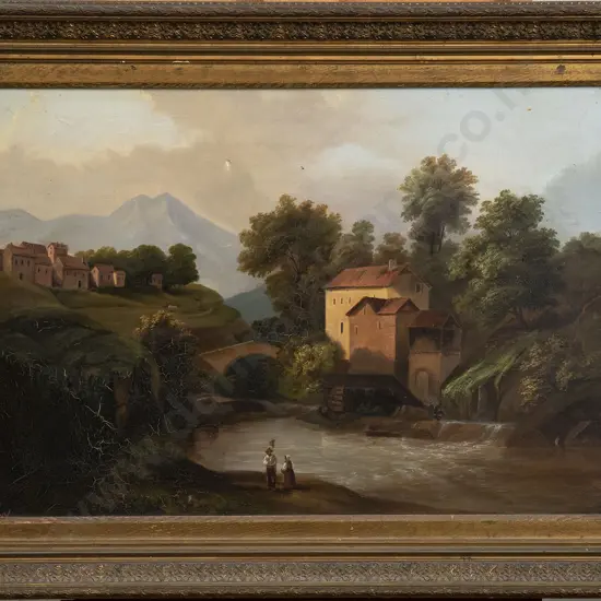 19th Century Rural Village Scene