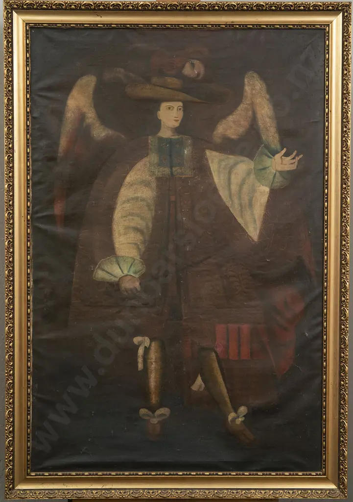 After the Cusco School Tradition (17th/18th Century) - Military Archangel Image 1++