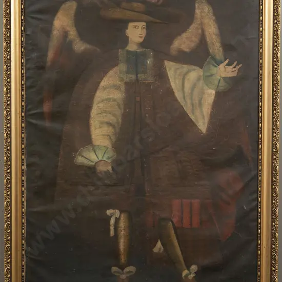 After the Cusco School Tradition (17th/18th Century) - Military Archangel