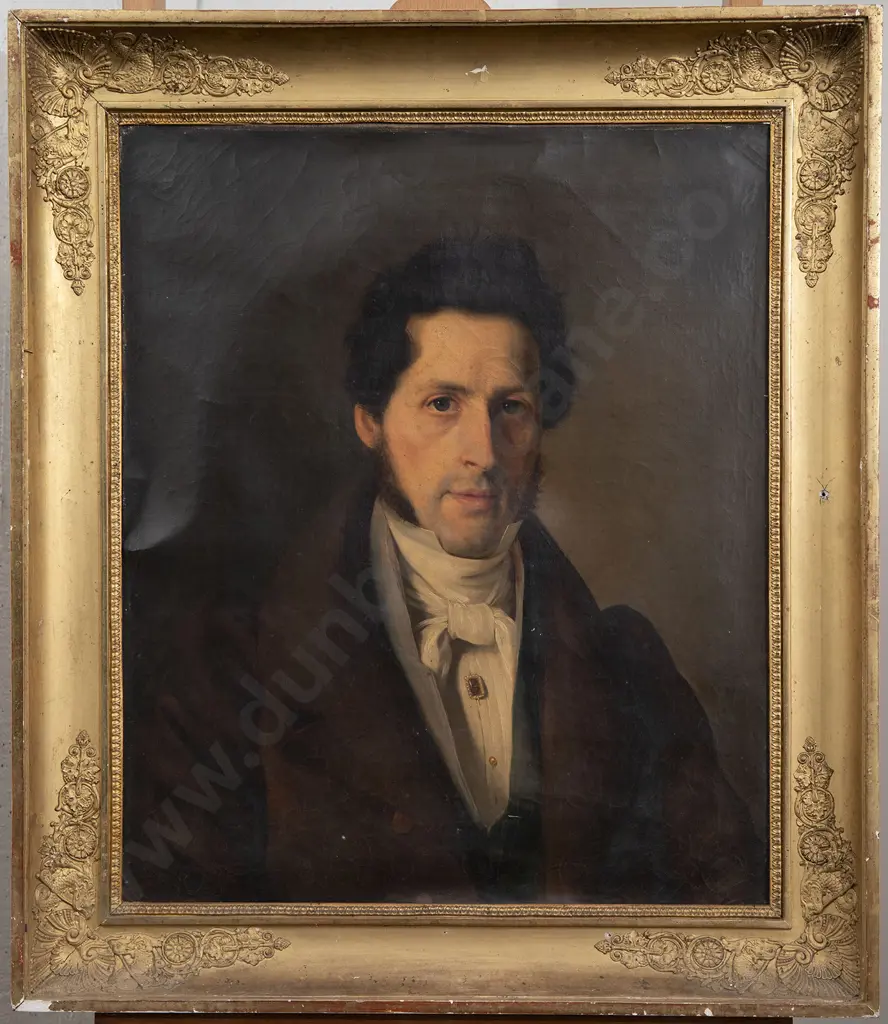 19th Century English School Portrait of a Gentleman Image 1++