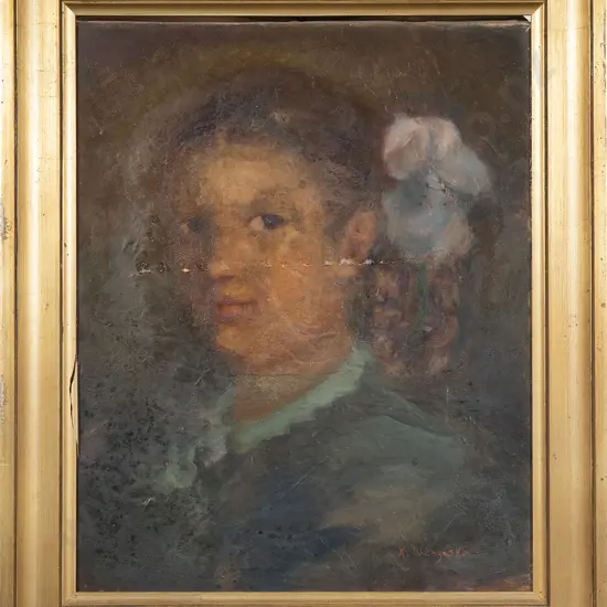 X. Wazynska (1952) - Portrait of Jocelyn Mary Williams