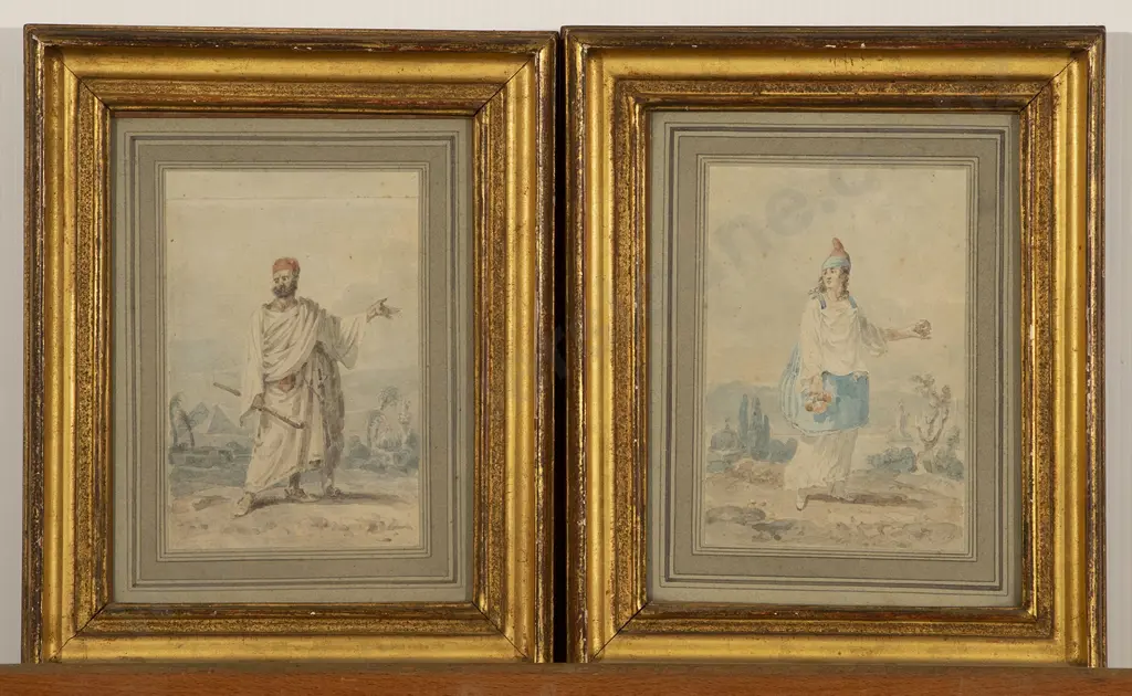 Attributed Jean-Baptiste Hilaire (French 1753–1822) - Two Figural Works Image 1++