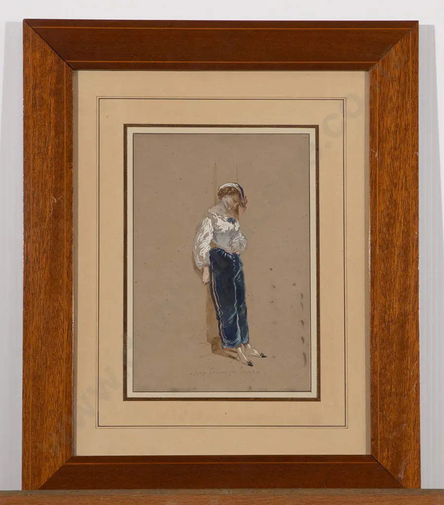 Édouard de Beaumont (French 1821-1888) - Three Female Studies Image 1++