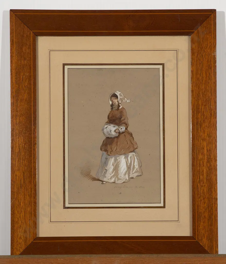Édouard de Beaumont (French 1821-1888) - Three Female Studies Image 1++