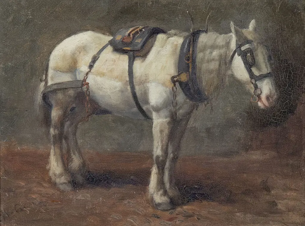 William Greene. - Study Of A Pit Pony Image 1++