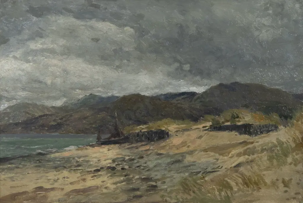 Attributed David Cox (British 1783-1859) - Coastal Landscape Image 1++