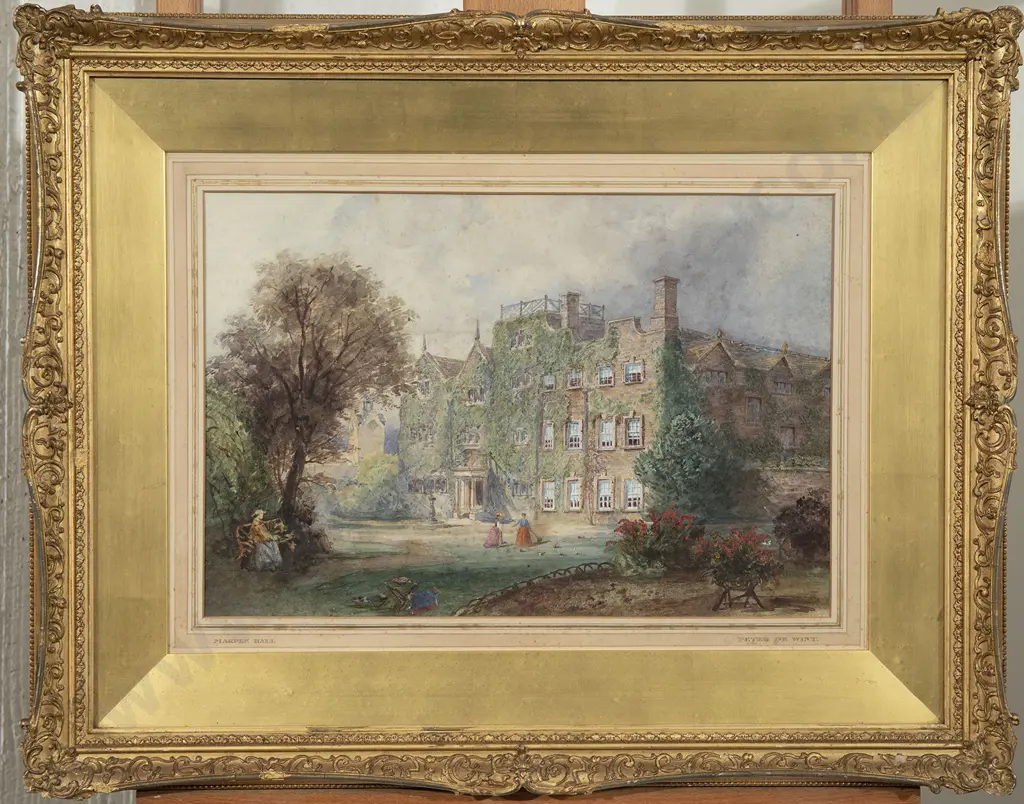 Peter De Wint (British 1784-1849) - Marple Hall Image 1++